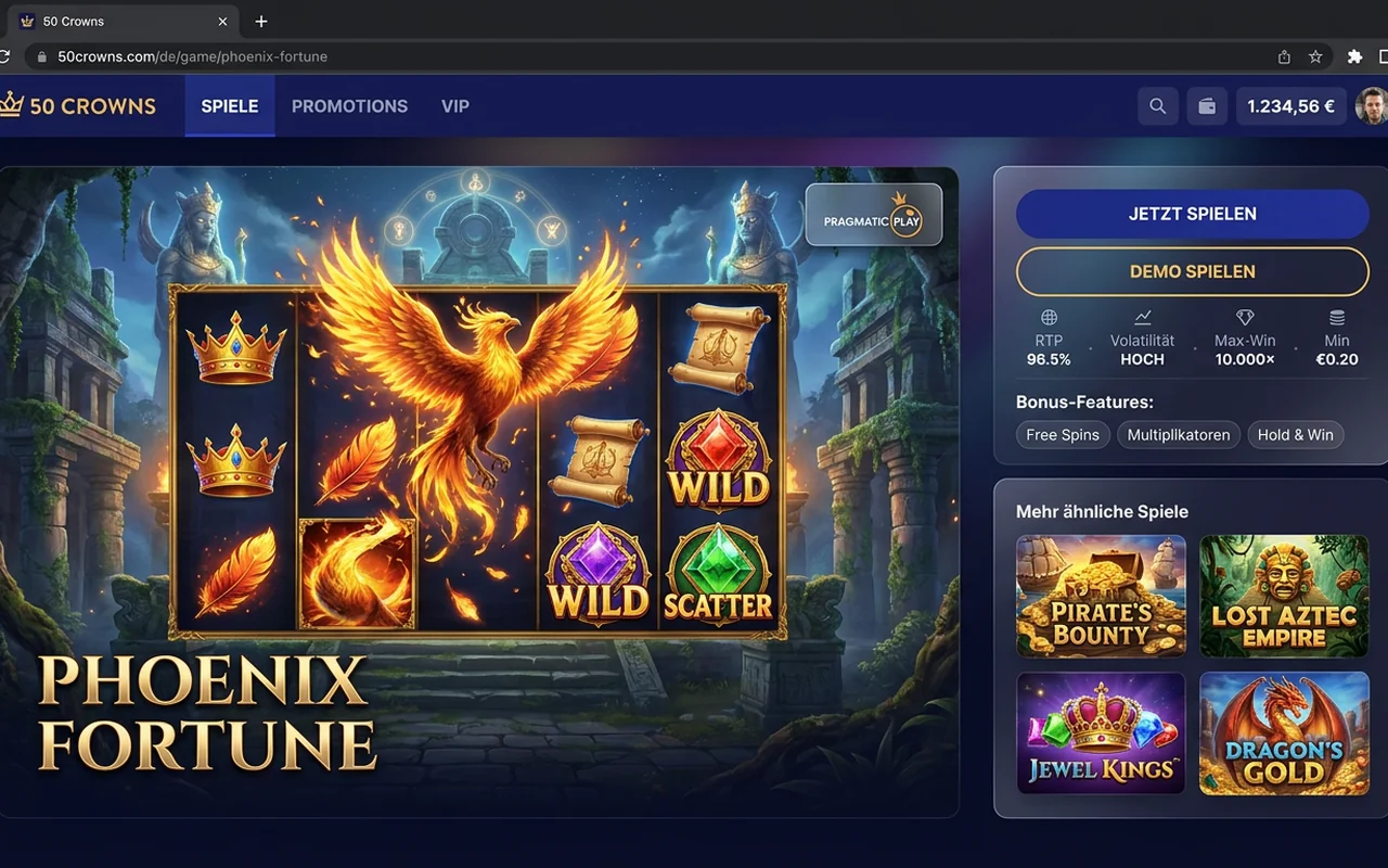 Slot-Spotlight: Ein konkretes Beispiel – 50Crowns